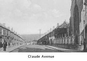 Old photograph of Claude Avenue