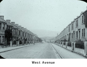Old photograph of West Avenue