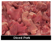 Diced Pork