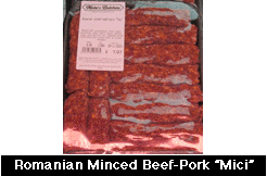 Romanian Minecd Beef-Pork "Mici"
